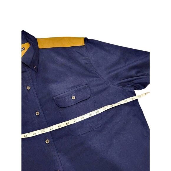 Southern Tide double chest pocket button up mens large Elbow pad Lyocell cotton. - Picture 6 of 7